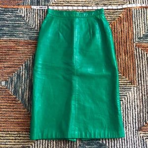 Michael Hoban for North Beach Leather pencil skirt